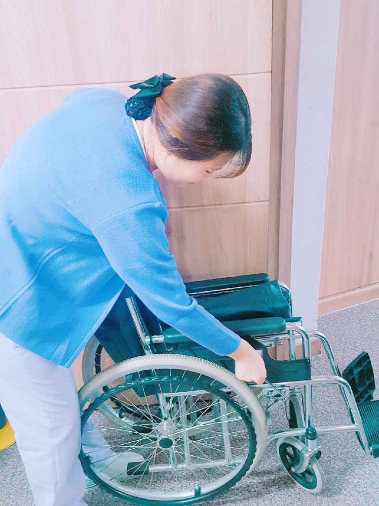 병동실습-휠체어이동