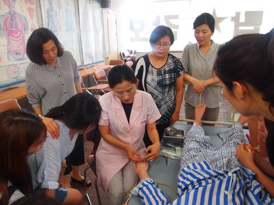 [탑간호학원]36기 정맥주사모형실습★