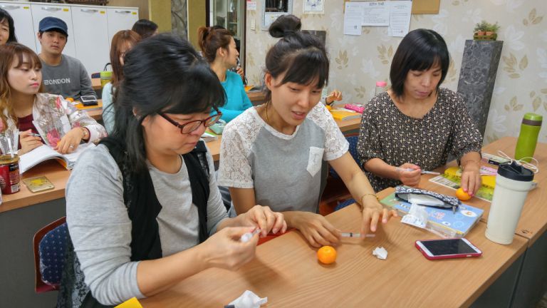 [탑간호학원]38기 주간 귤 투약 실습