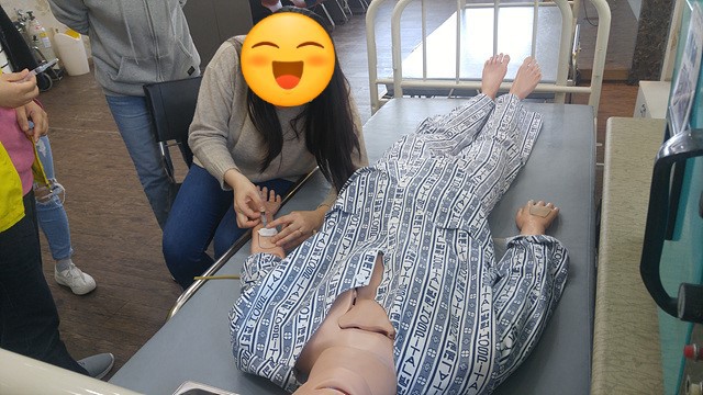 인천 부평 탑★간호학원 48기 혈관주사＆침상실습