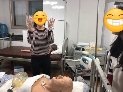  탑★간호학원 49기 흡인실습  