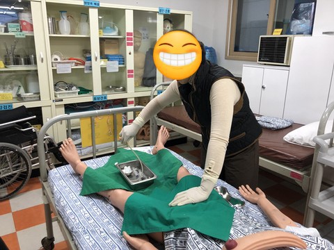  탑★간호학원 49기 유치도뇨 실습