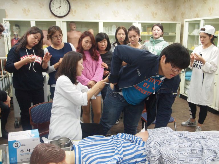 [탑간호학원]38기 야간 주사실습