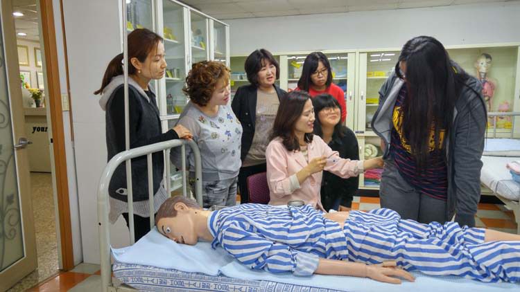 [탑간호학원]37기 모형주사실습