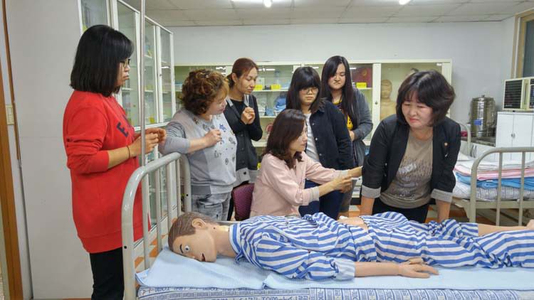 [탑간호학원]37기 모형주사실습