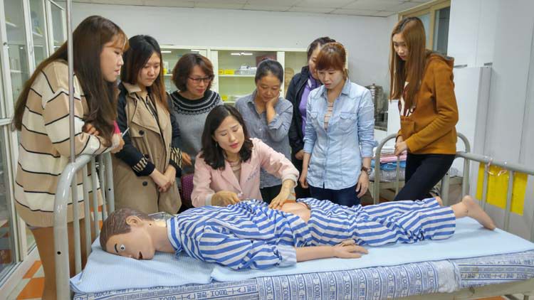 [탑간호학원]37기 모형주사실습